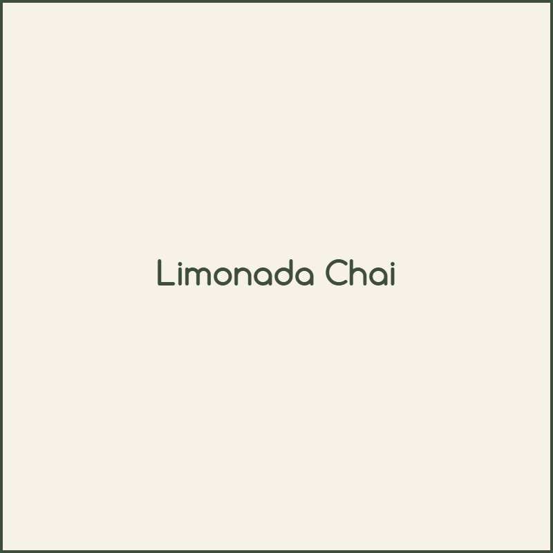 Limonada Chai