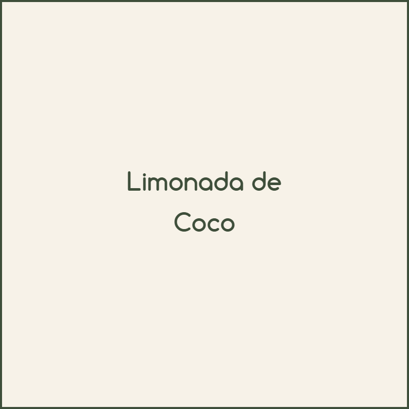 Limonada de Coco