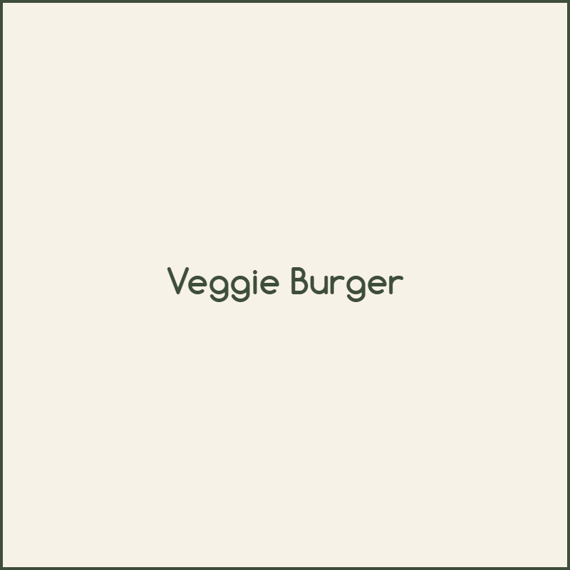 Veggie Burger