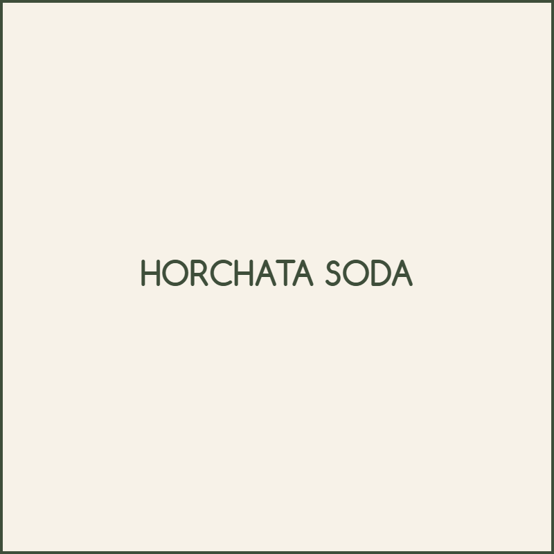 [BEBIDAS FRIAS] HORCHATA SODA