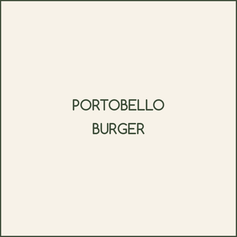 [HAMBURGESAS Y SANDWICHES] PORTOBELLO BURGER